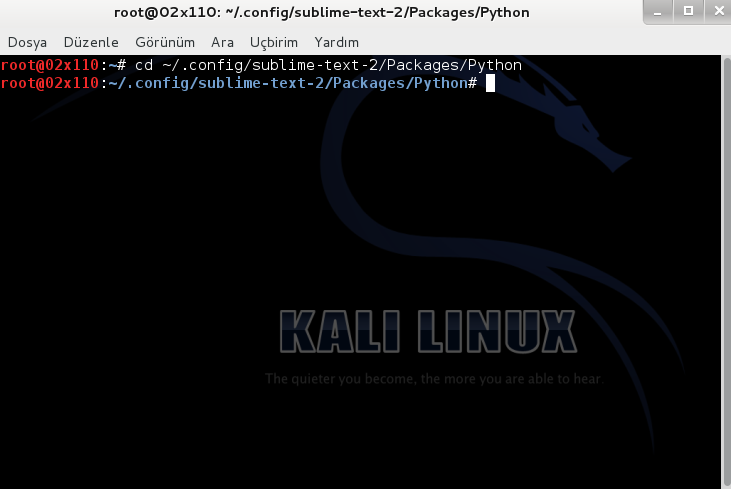 Sublime Text 2'de Python 3 ile Çalışmak