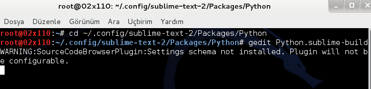 Sublime Text 2'de Python 3 ile Çalışmak