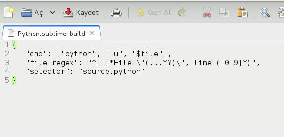 Sublime Text 2'de Python 3 ile Çalışmak