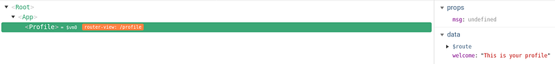 Passing data to a router-link in Vue